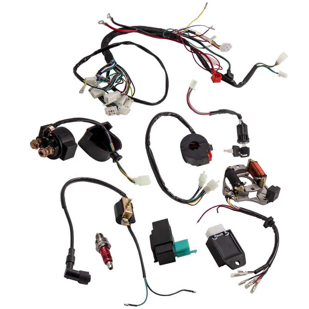 MAXPEEDINGRODS 50CC-125CC CDI ЖГУТ ДЛЯ ПРОВОДА СТАТОРА В СБОРЕ ATV ЭЛЕКТРИЧЕСКИЙ QUAD США