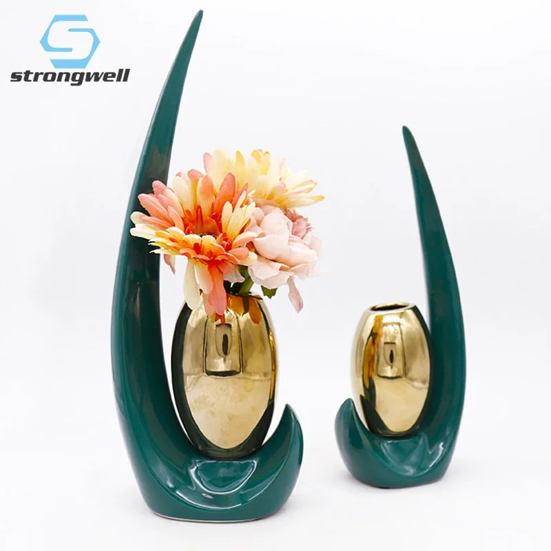 Strongwell Morandi глазурованная керамическая ваза гидропоника для цветов Настольная