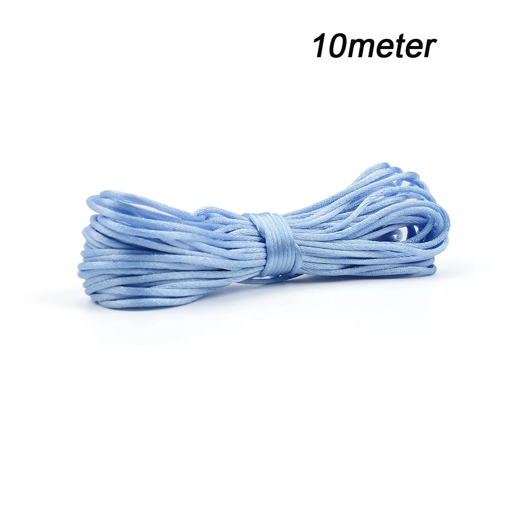 10m sereity cord LOFCA, разноцветный нейлоновый шнур, Прорезыватель для сосок, зажим, аксессуары, сделай сам, для прорезывания зубов, ожерелье, подвеска для изготовления ювелирных изделий - Цвет: 10m sereity cord