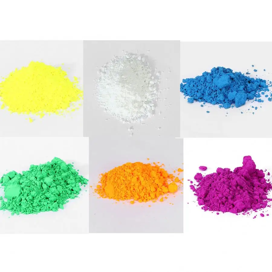 Блестящий фосфорный порошок для ногтей Хэллоуин дизайна Сделай Сам