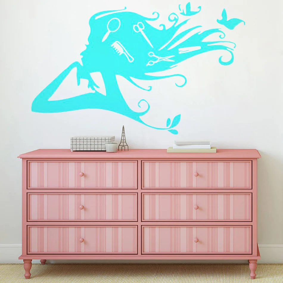 Виниловая наклейка для украшения салона красоты | Дом и сад