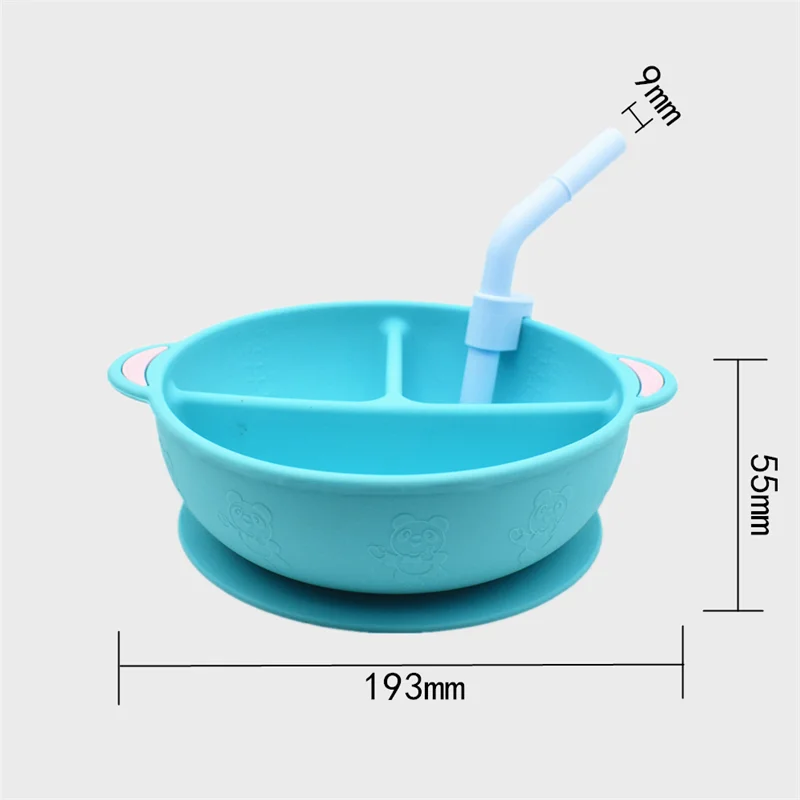 

Silicone Baby Bowl Baby Silicone Plate Tableware Food Supplement Bowl Kids Non-slip Suction Cup Tray Baby Feeding Dishes