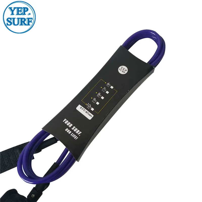 1 шт. прямой поводок для серфинга 9 футов 7 мм 4 цвета|Серфинг| |