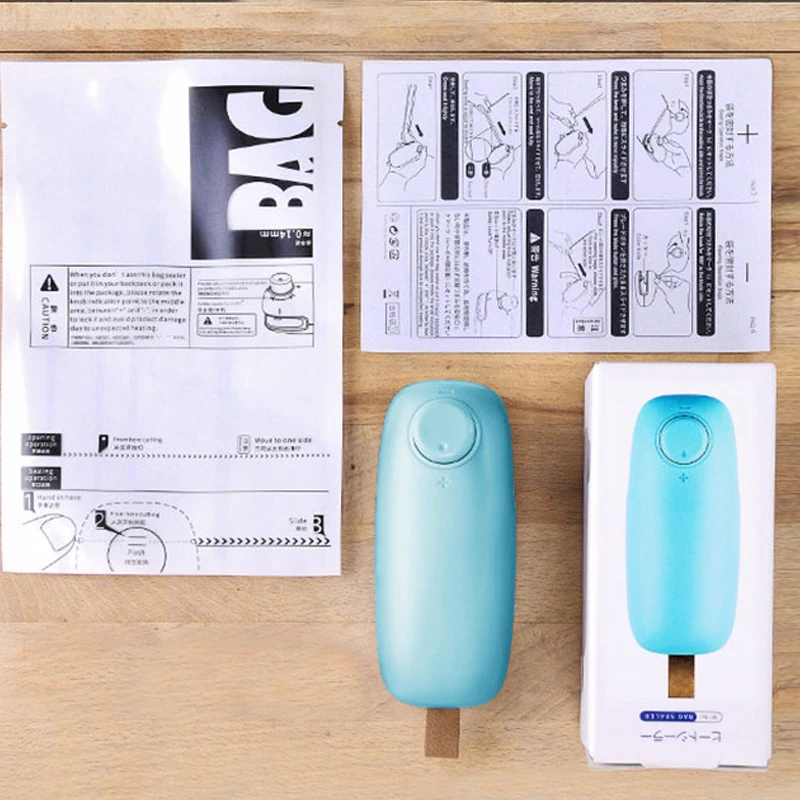 

Mini Food Sealing Machine Hand-held Thermal Vacuum Sealing Machine Portable Chip Bag Re-sealing Machine For Food Storage Snack