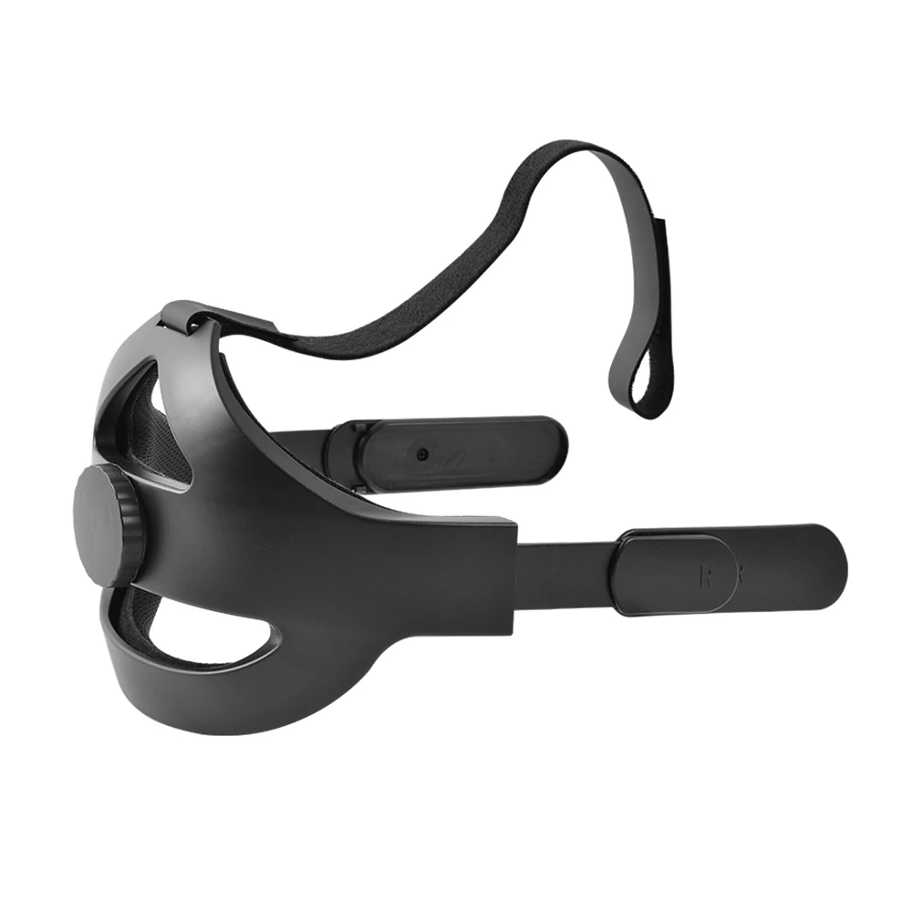 

Adjustable Headband for Oculus Quest 2 Head Strap with Foam Cushion Black