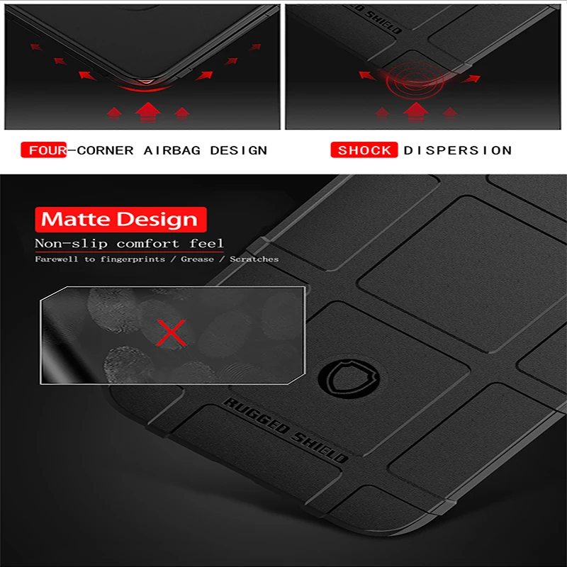 Rugged Fiber Case For Samsung Galaxy S8 S30 S9 S10 S20 A21S Note 8 9 10 20 Plus Lite Ultra A71 A50 A51 S20FE 5G M51 Shield Cover
