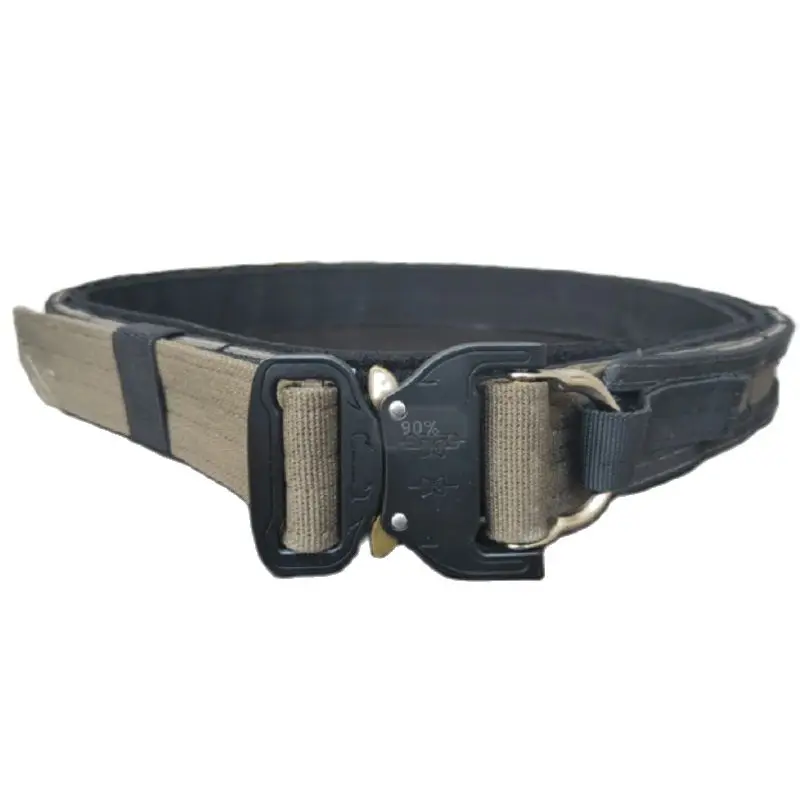 

Tactical CS Outdoor Military MOLLE System Army Fighter Belt RGBK Hunting Shooter Belt Double Layer Hard NL6 Material