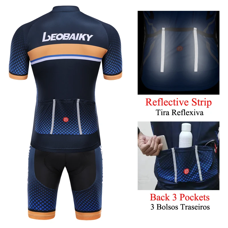 Мужской комплект из Джерси для горного велосипеда летняя велосипедная одежда с