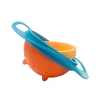 Универсальная посуда для кормления детей, практичный дизайн, вращающийся на Гироскопическая чаша для кормления градусов, с гироскопом