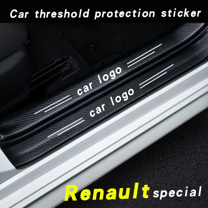 

Car Door side anti-stepping protection sticker for renault captur duster megane 2 3 clio logan laguna 2 kadjar scenic 2 sandero