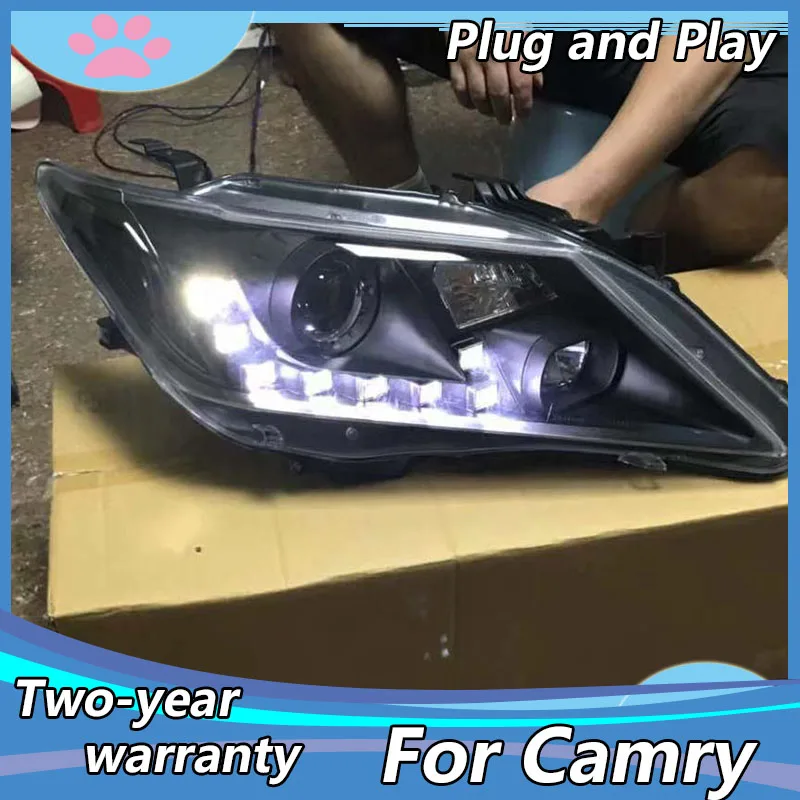 

Car Styling for Toyota 2012-2014 Camry Headlight camry LED Headlight LED DRL hid headlamp Accessories