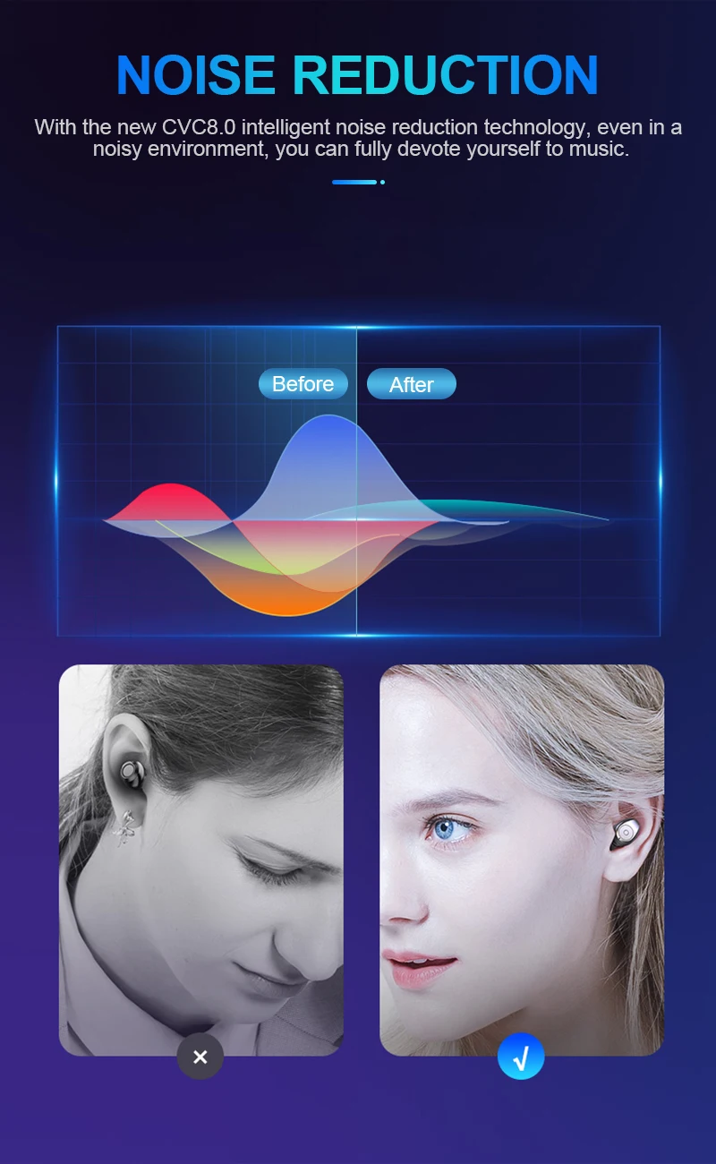 4in1 Bluetooth колонки стерео бас наушники вкладыши TWS True Беспроводной спортивные