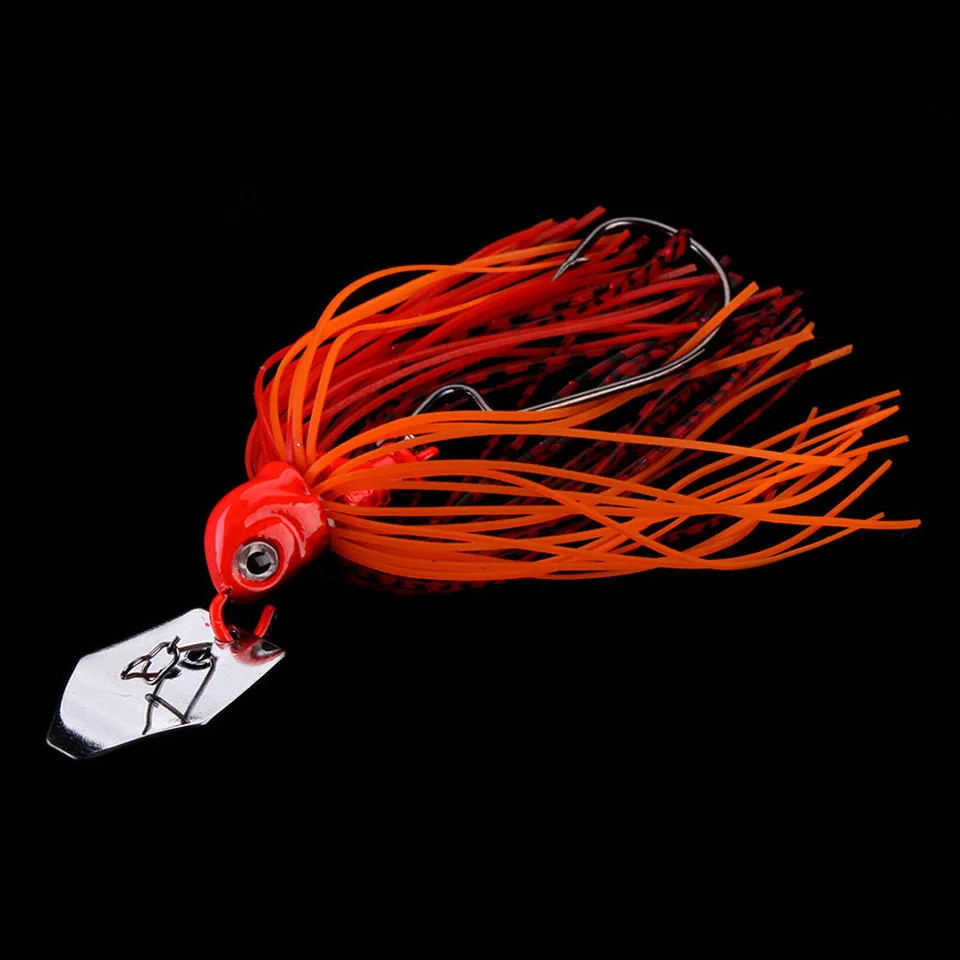 WALK FISH 13 г рыболовный Спиннер приманка с силиконовой юбкой металлическая джиг для