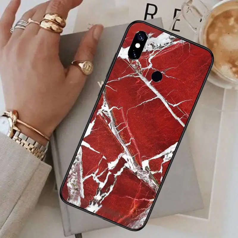 

Glitter Gradient Marble Texture Phone Case For Xiaomi Redmi 4x 5 plus 6A 7 7A 8 mi8 8lite 9 note 4 5 7 8 pro