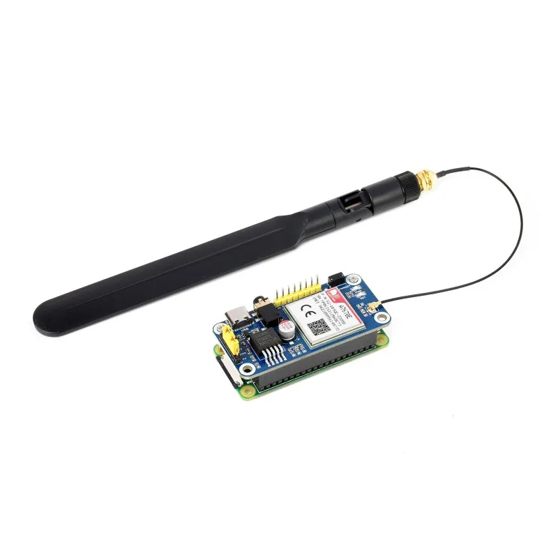 Шапка A7670E LTE Cat-1 для Raspberry Pi Multi Band 2G GSM/GPRS LBS Европы Юго-Восточной Азии Западной