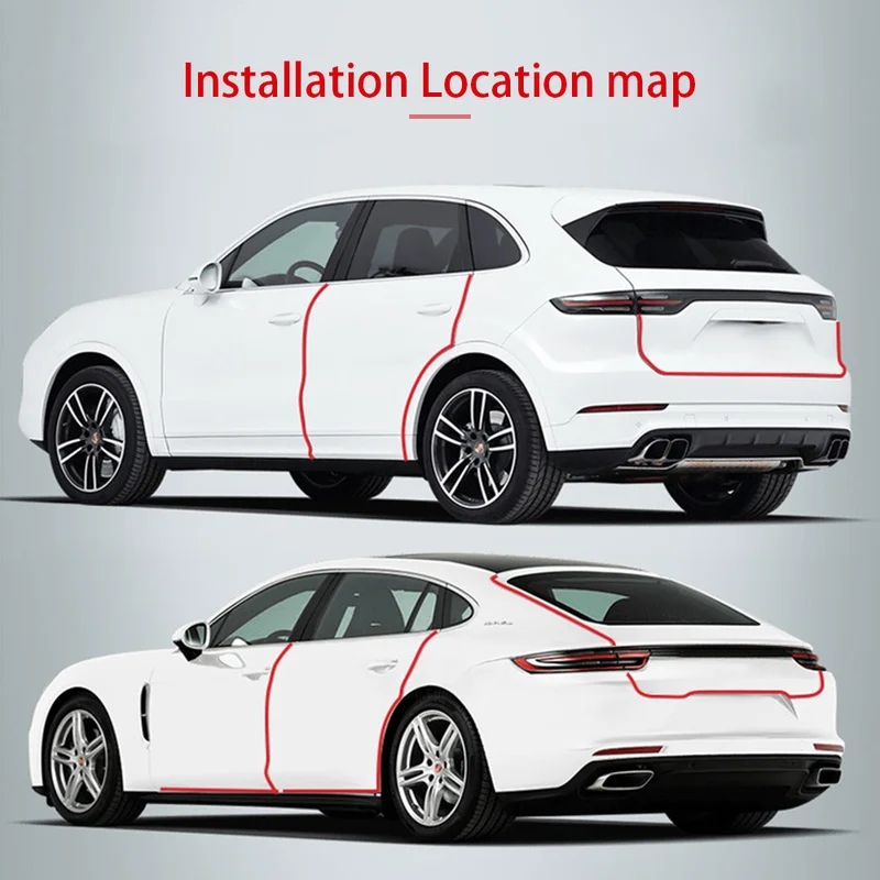 Горячее предложение! Распродажа! Новый автомобиль край двери протектор Стикеры