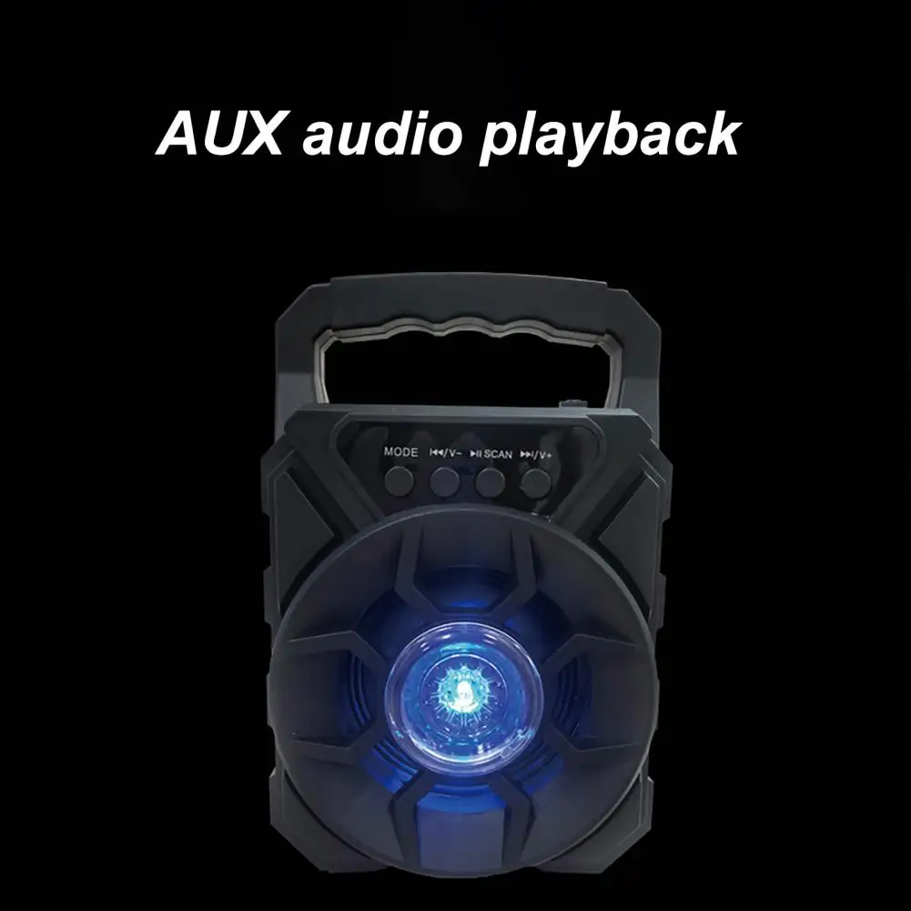 Портативный динамик 5.0 со светодиодный светильник кой и поддержкой Bluetooth |