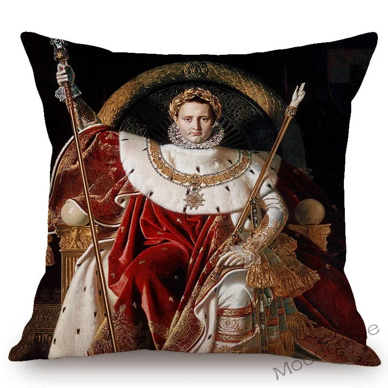 Неоклассическом стиле всемирно известная картина маслом Жан Ingres Nepoleon источник La