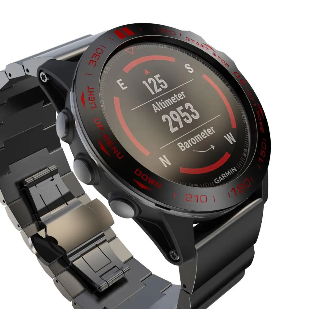 Стальной защитный чехол с кольцом-оболочкой для Garmin Fenix 5X 5XPlus 3 3HR Стайлинг часов