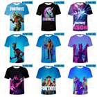 Детская футболка Fortnite с изображением победы героев, 3d футболка для мальчиков и девочек, топы, футболка, одежда для подростков