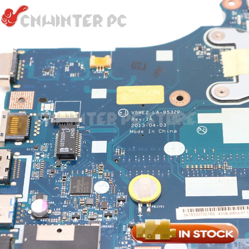 NOKOTION для Acer aspire E1-532 E1-532P материнская плата ноутбука SR16Z I7-4500U DDR3L NBMFM11008 NB.MFM11.008 V5WE2