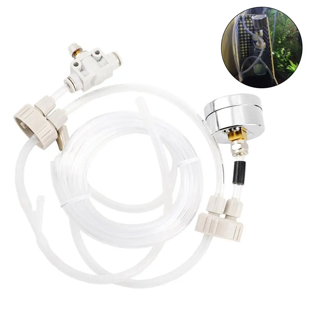 

Fish Tank Aquarium Water Plant CO2 Carbon Dioxide Generator Valves System Kit