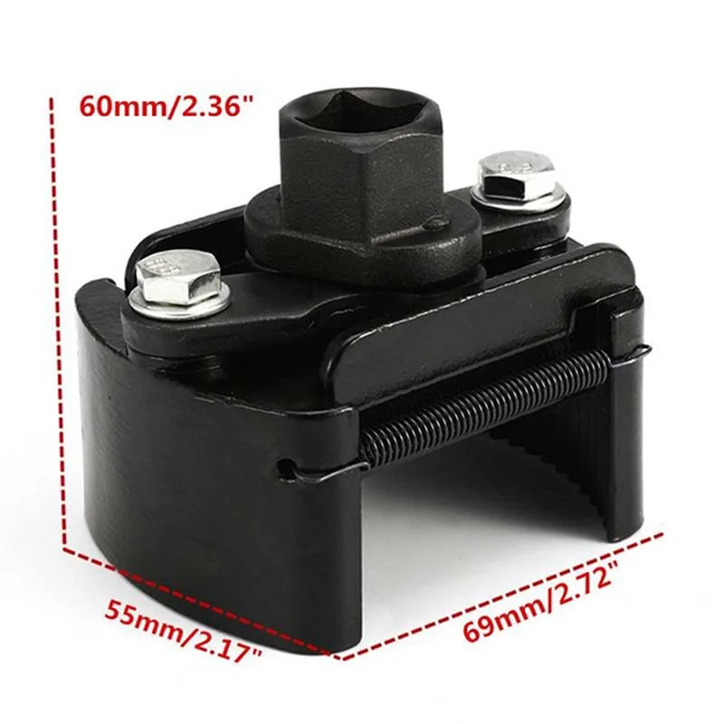 60mm-80mm Universal Two-claw Cast Steel Filter WrenchesCast Adjustable 2 Jaw Oil Wrench Fuel Remover Removal Tool |