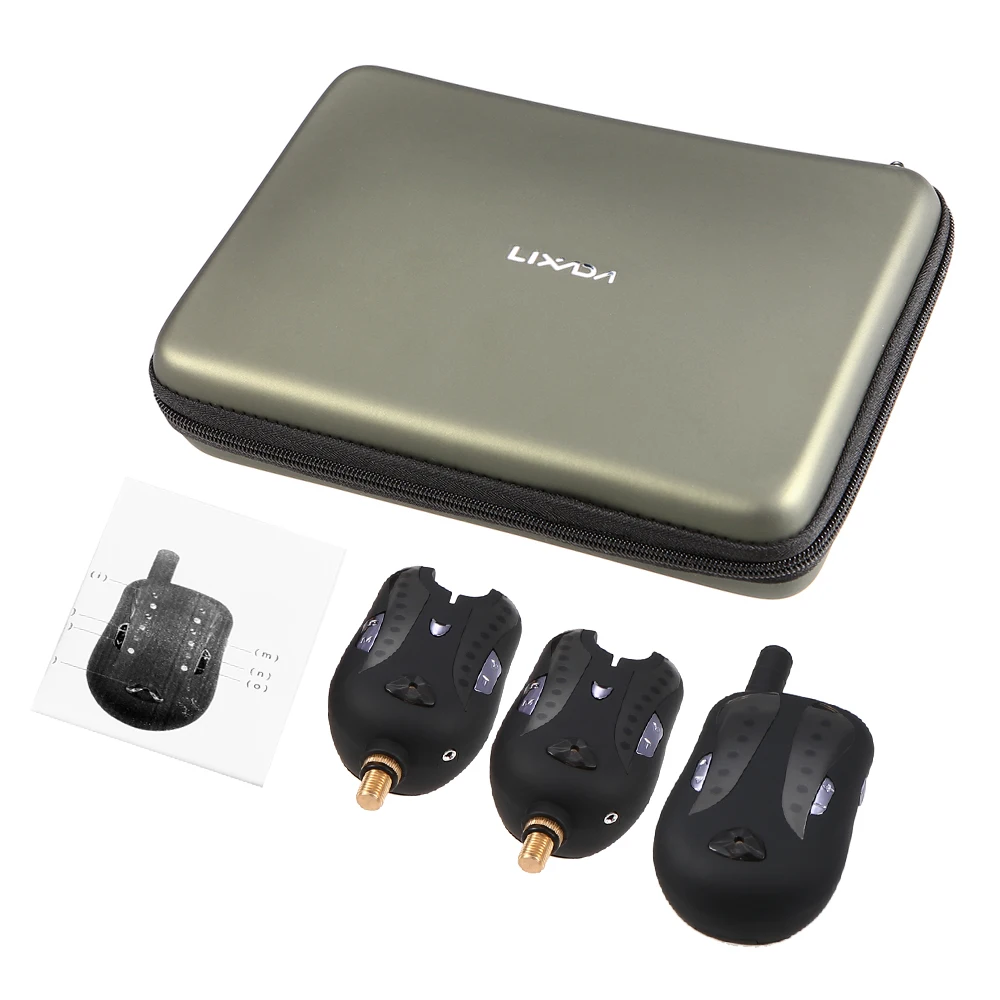 Lixada беспроводной электронный набор сигнализаций для ловли рыбы приемник