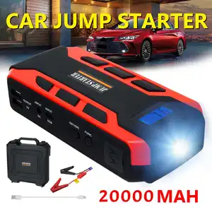 20000mah car jump starter car buster 12v vehicle emergency battery auto booster battery starter power bank powerful led light free global shipping