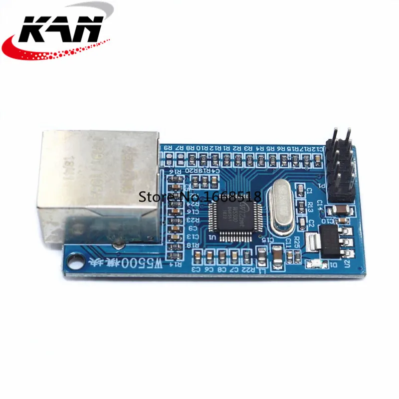 Сетевой модуль W5500 Ethernet оборудование TCP / IP 51/STM32 программа микроконтроллера через