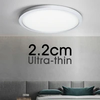 ultra thin led ceiling lamp ac85v 265v 18w 24w 36w 48w modern panel light fixture surface mount for living room kitchen bathroom