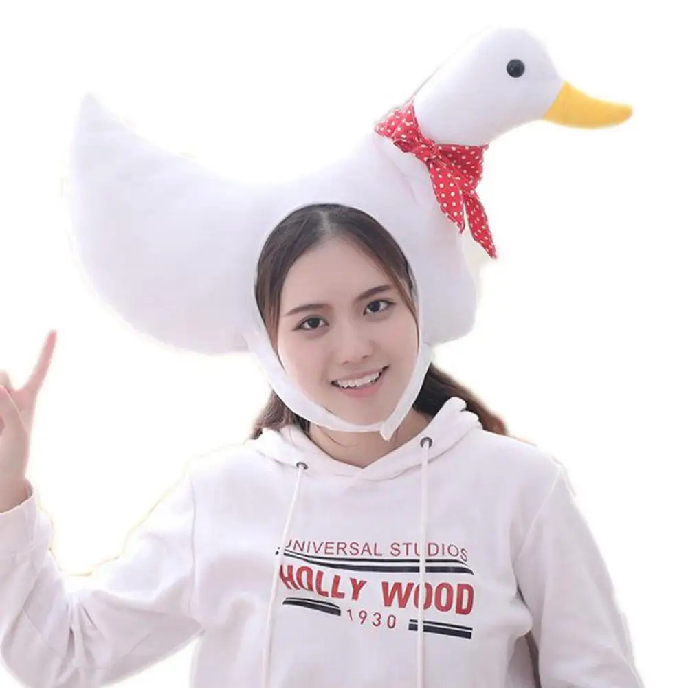 Kawaii утка морковь в форме животного плюшевая шапка бини для девочек косплей