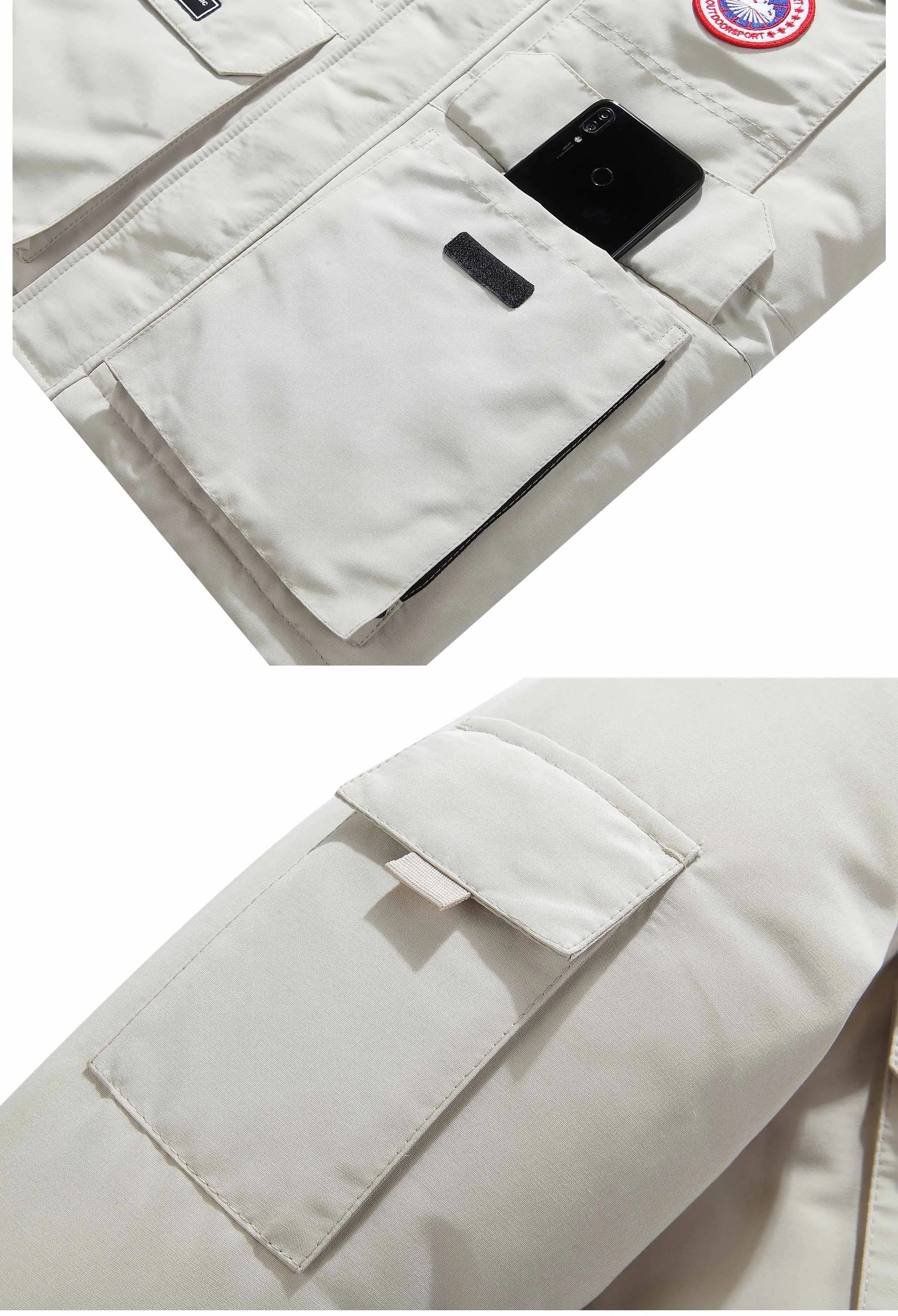 Открытый Для мужчин зимние пальто с мехом верхняя одежда капюшоном Повседневное