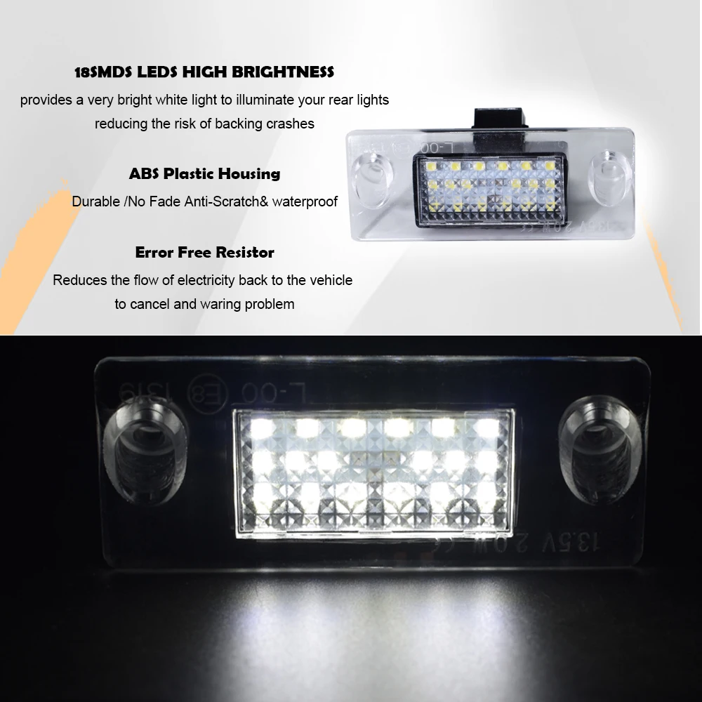 2x Светодиодный светильник без ошибок для задней панели A4 B5 Avant A3/S3 Limousine A3 8L