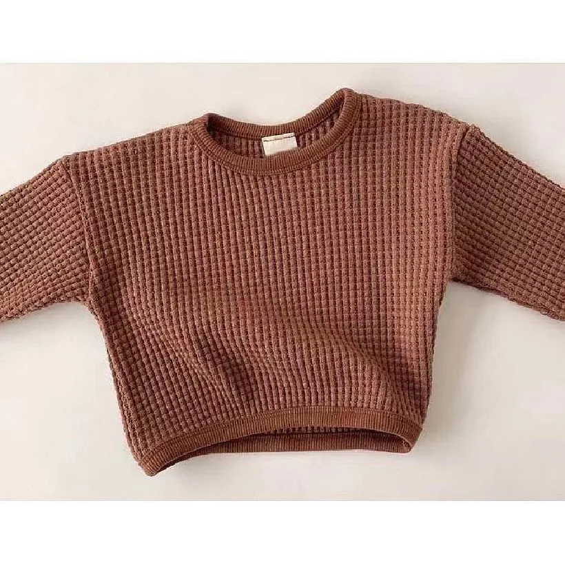 Tops de oto&ntilde;o para beb&eacute;, sudadera informal de manga larga para beb&eacute;, ropa holgada de algod&oacute;n para ni&ntilde;o, ropa para ni&ntilde;a peque&ntilde;a, su&eacute;ter, atuendo-2