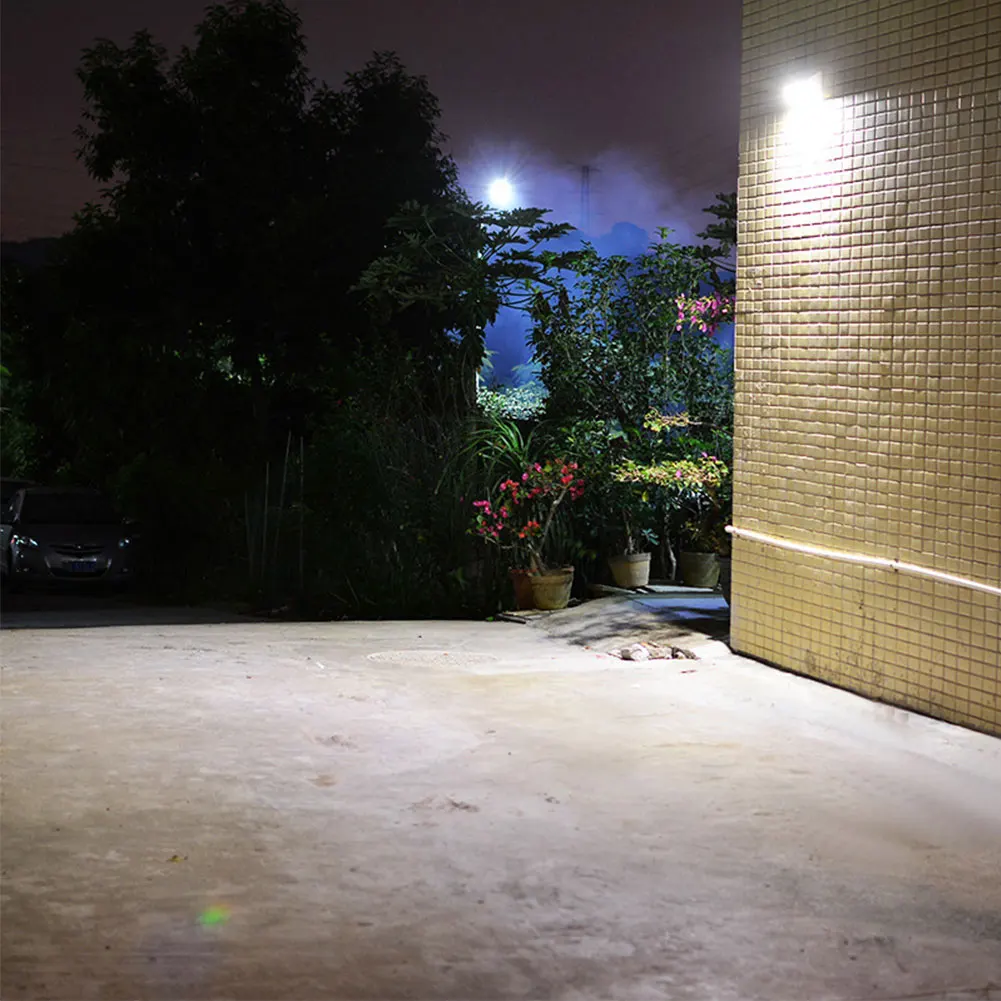 Настенный светильник на солнечной батарее светодиодный водонепроницаемый с