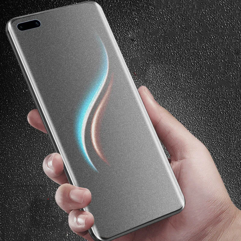 3D מט חלבית מעוקל מזג זכוכית עבור Huawei P30 P40 פרו בתוספת הכבוד 30 פרו בתוספת נובה 7 פרו מסך מגן אין טביעות אצבע