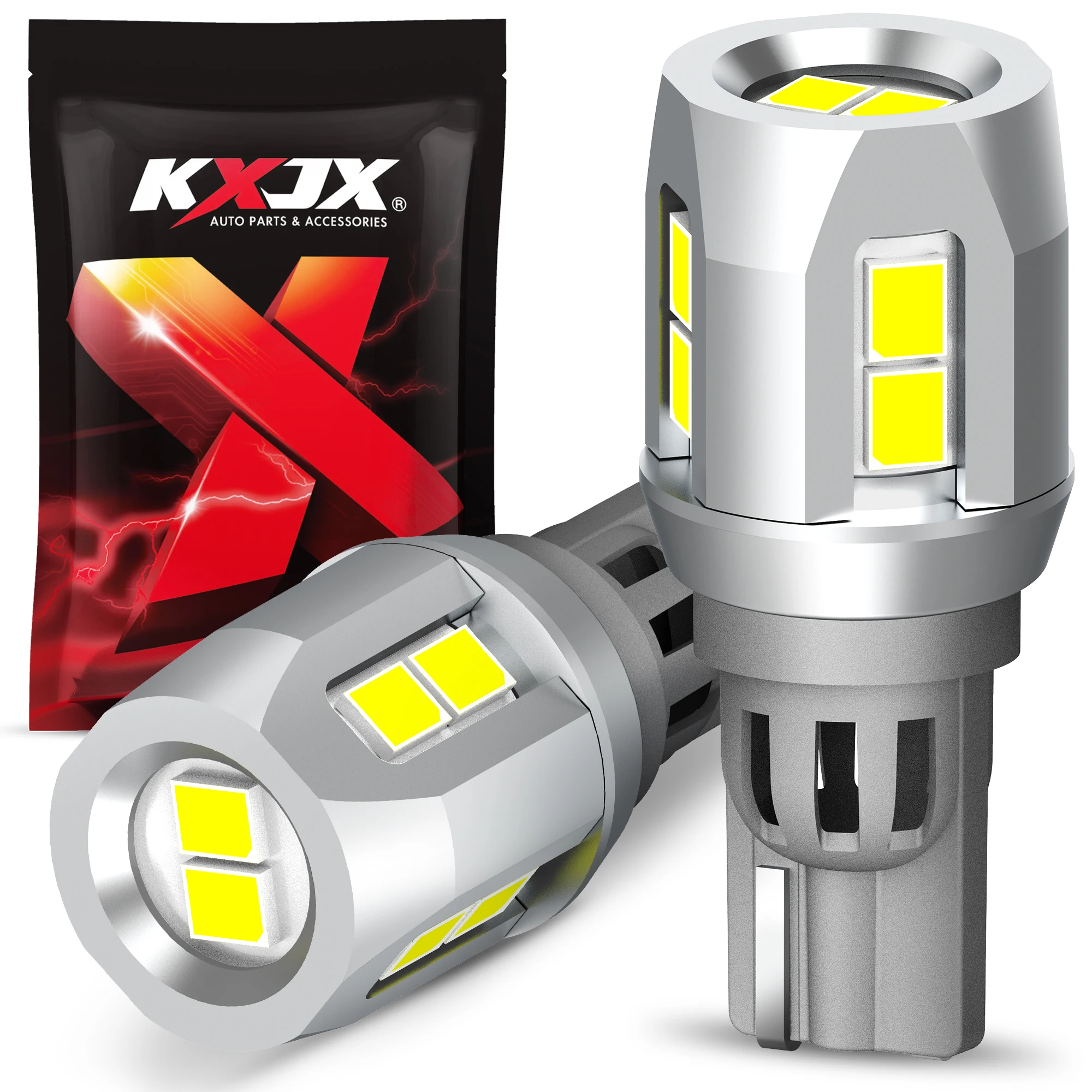 

Автомобильная светодиодная лампа KXJX W16W 921 912 T15, фонари заднего хода 6000K лм, Ксеноновые белые фонари заднего хода, Canbus, внешнее освещение для ...