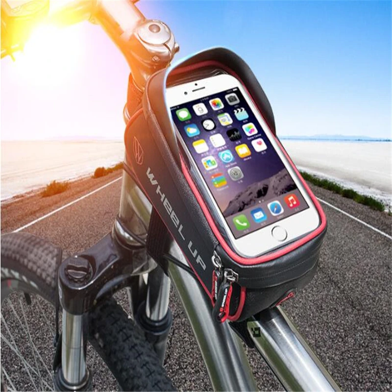 

New Storage Bag Waterproof Cycling Pouch Rainproof Front Bike Saddle Bags MTB Cycle Touch Screen Phone Bags Bike Bag