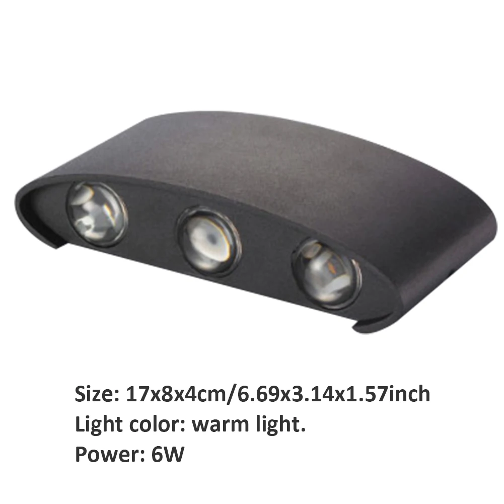 

LED Wall Lights Modern Aluminium Wall Lamp 8W Indoor Wall Sconce Lamp For Bathroom Hallway Balcony White Light Warm Light