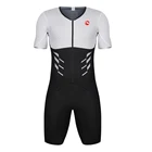 2020 летний мужской велосипедный костюм, трикостюм, Триатлон, Велоспорт, Джерси, одежда для плавания, бега, горного велосипеда, нескользящая тесьма