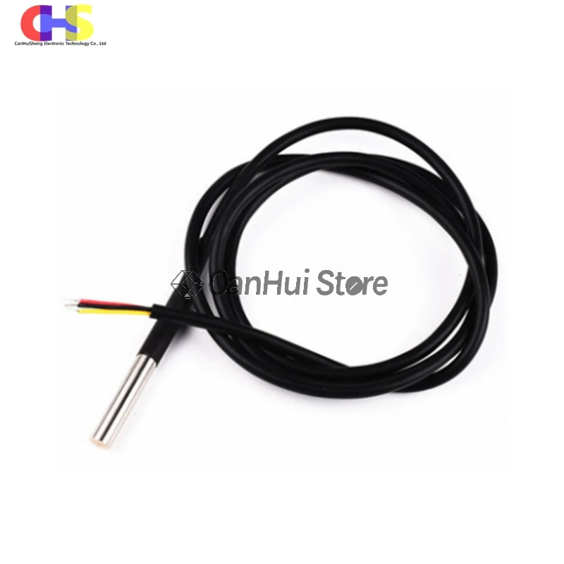 Датчик температуры с корпусом из нержавеющей стали DS1820 водонепроницаемый датчик