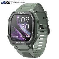 lokmat 1 70 hd full touch screen smart watch men bluetooth 30m waterproof heart rate sport smartwatch women for android ios