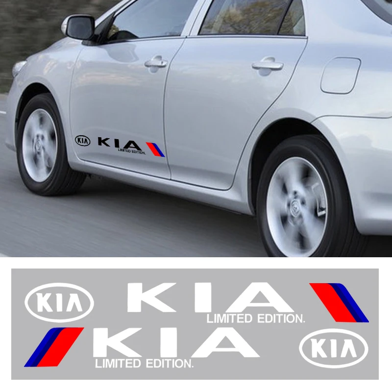 2 шт. наклейки на кузов автомобиля автомобильный значок декоративные для KIA K2 K3 K5