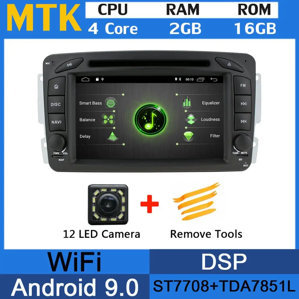 PX6 Octa Core Android 9,0 4+ 64G 5 USB для Mercedes Benz C Class W203 S203 C180 C200 C220 C230 C240 C270 C280 C300 автомобиль радио gps - Цвет: MTK