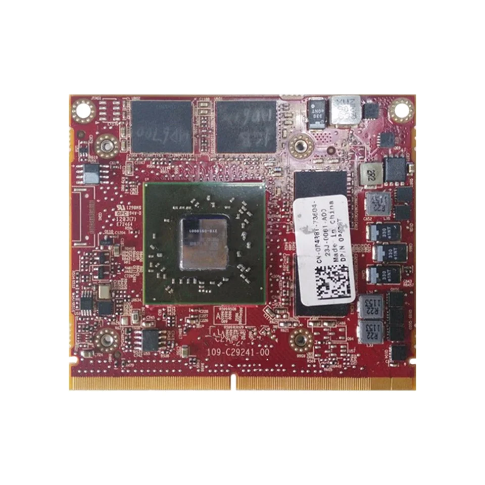Видеокарта FirePro M5950 GDDR5 1 ГБ 216 0810001 с X кронштейном HD6770 HD6770M для Dell M4600 M4700 6700M 100% ТЕСТ