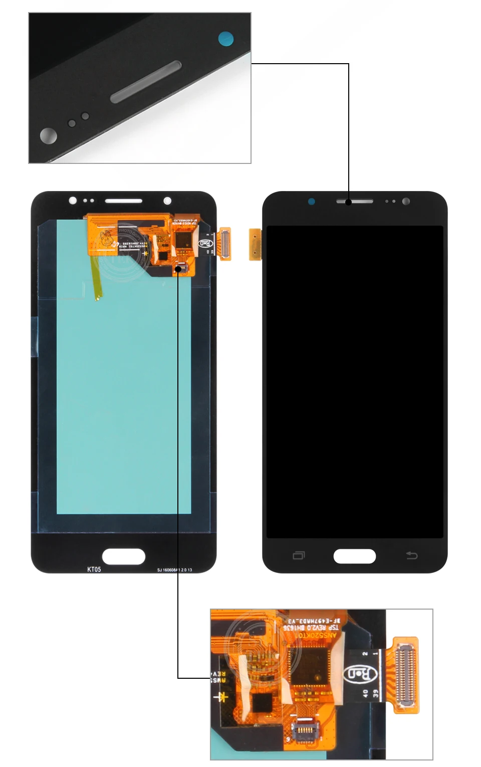 5,2 ''Супер AMOLED ЖК-дисплей для SAMSUNG Galaxy J5 ЖК-дисплей J510 J510F J510FN J510M сенсорный экран дигитайзер