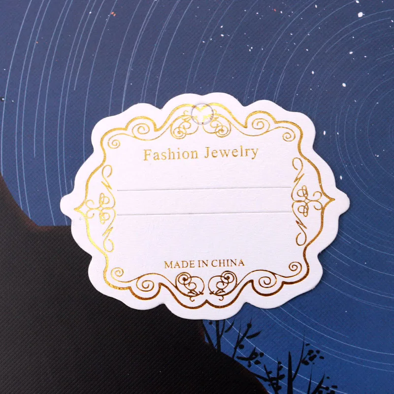 100 шт. 9*7 см форма Кружева крафт заколка для волос|Упаковка и стойки украшений| |