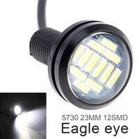 dc 12v 18w eagle eye led 23mm hawkeye reverse backup light high power white car fog round drl bulb reverse parking signal lamps