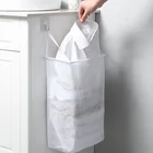 Настенная паста для мытья носков в ванную комнату, складная сумка, сетка для путешествий, ведро для отеля, корзины для грязной одежды, простая дышащая коробка для хранения